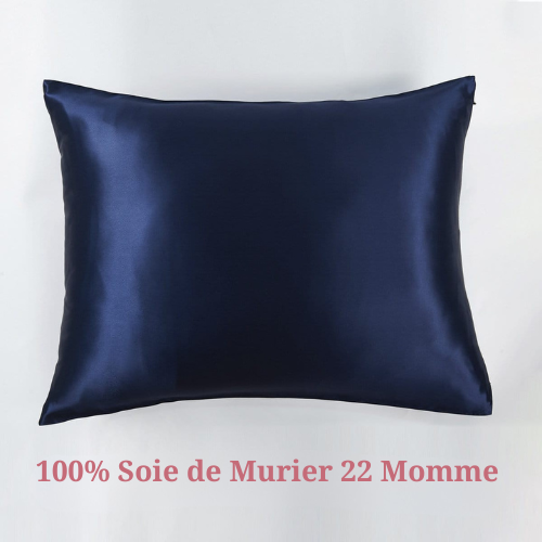 Taie d'Oreiller 100% Soie de Mûrier 22 Momme