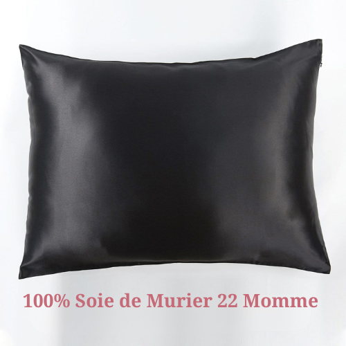Taie d'Oreiller 100% Soie de Mûrier 22 Momme