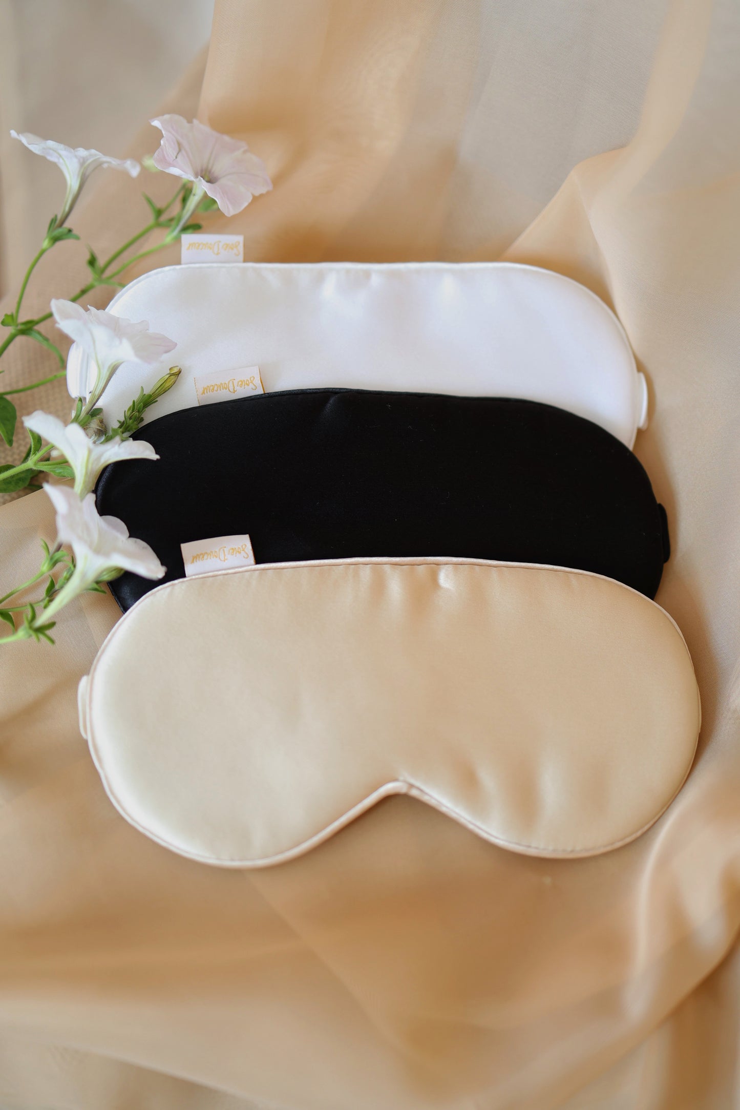 Masque de sommeil en soie