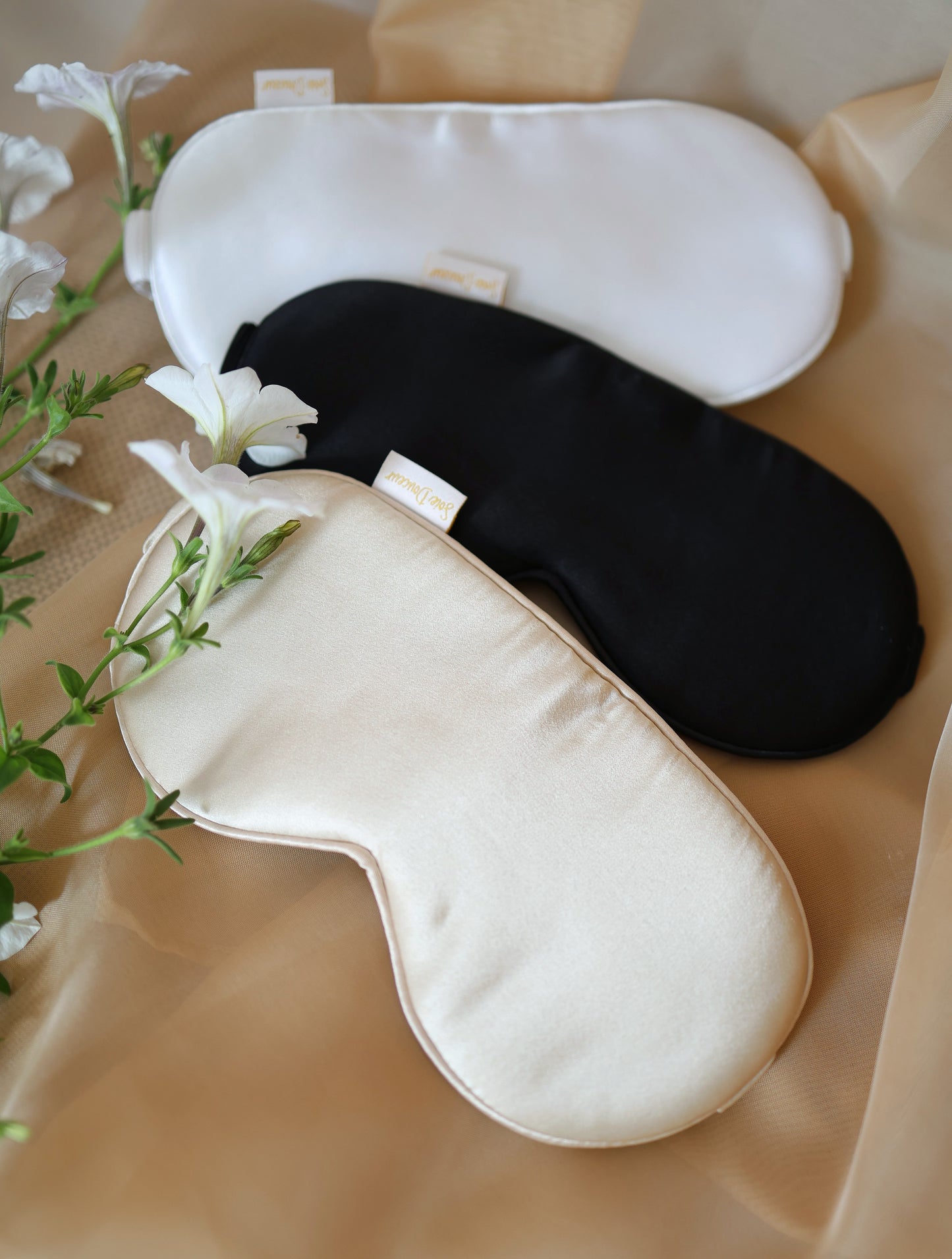 Masque de sommeil en soie