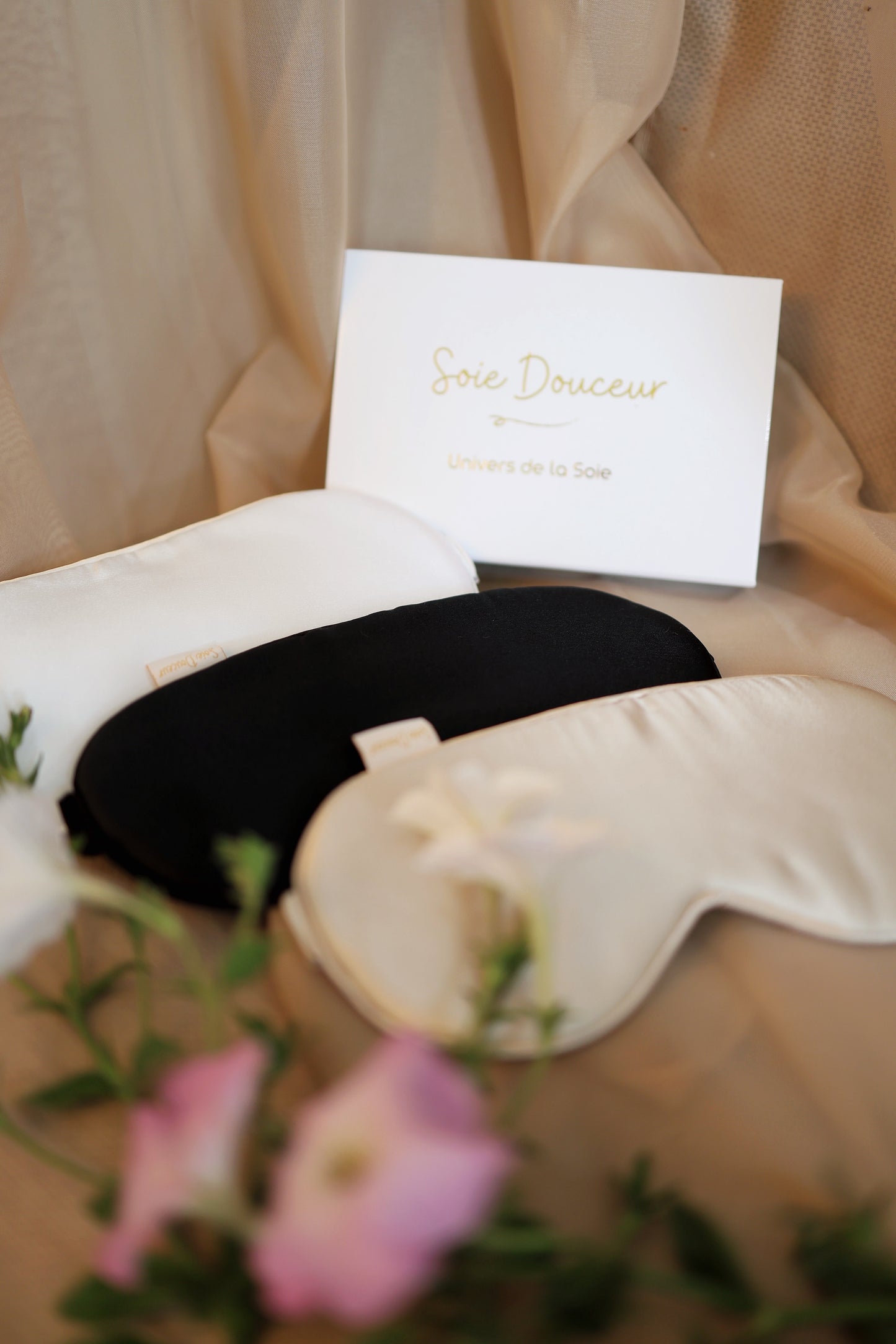Masque de sommeil en soie