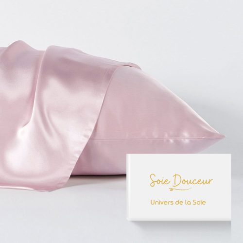 Taie d'Oreiller 100% Soie de Mûrier 22 Momme