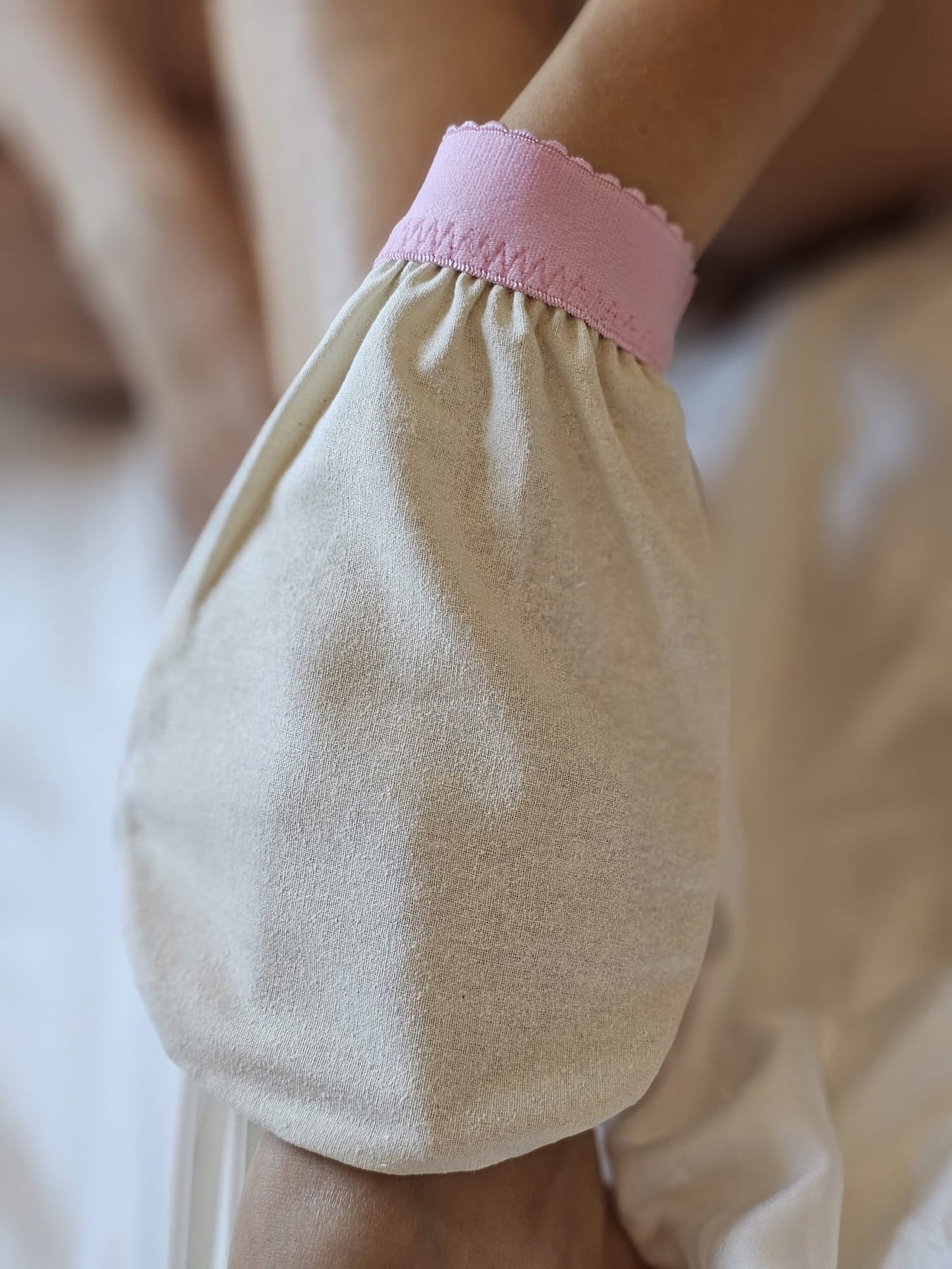 Gant exfoliant en soie