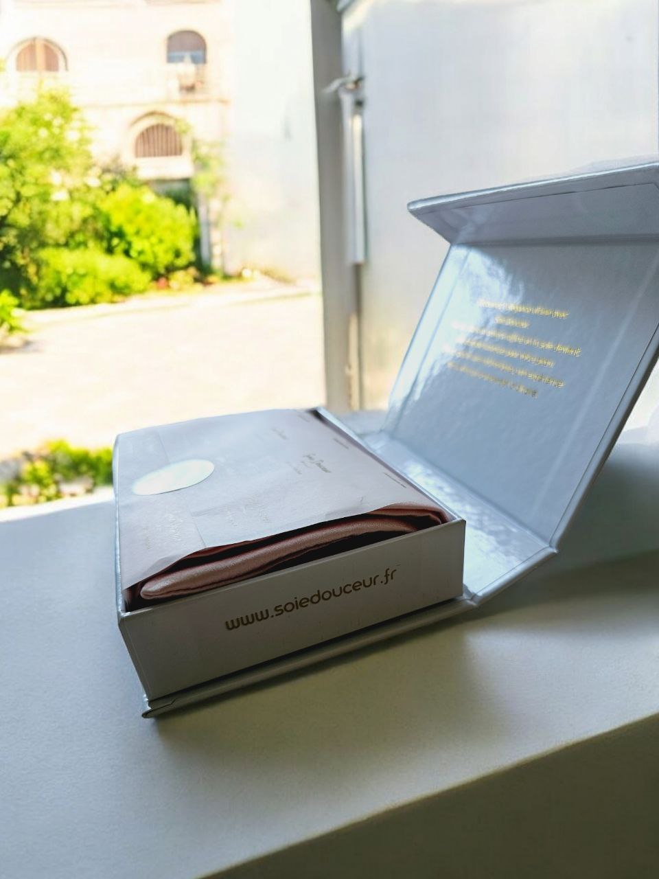 Taie d’oreiller en soie 22 momme — Cheveux lisses & peau apaisée