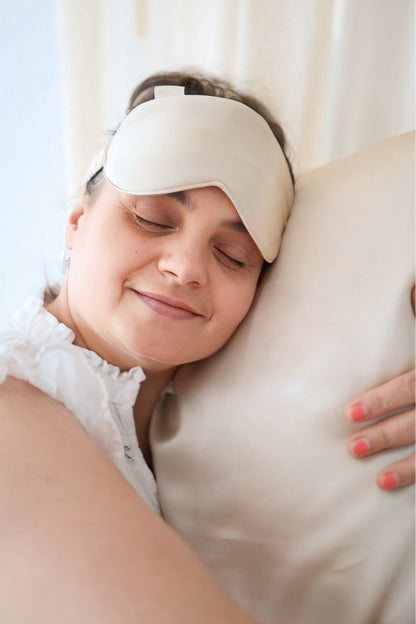 Masque de sommeil en soie