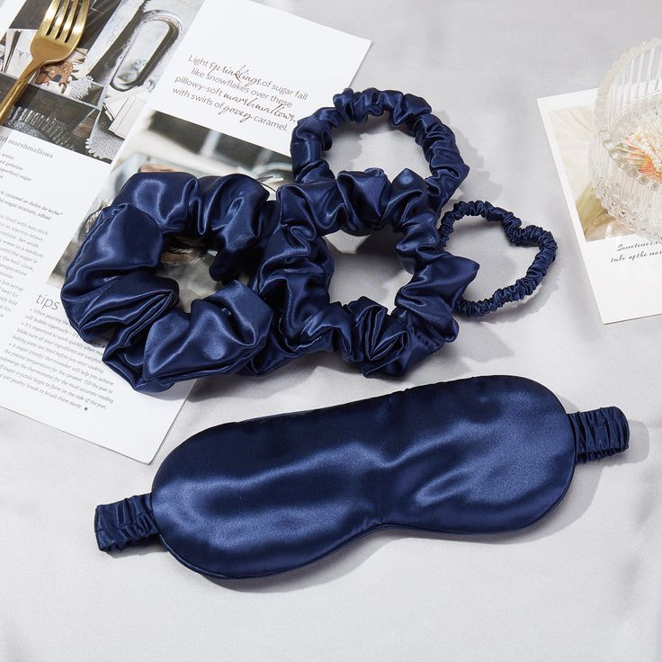 Masque de sommeil en soie